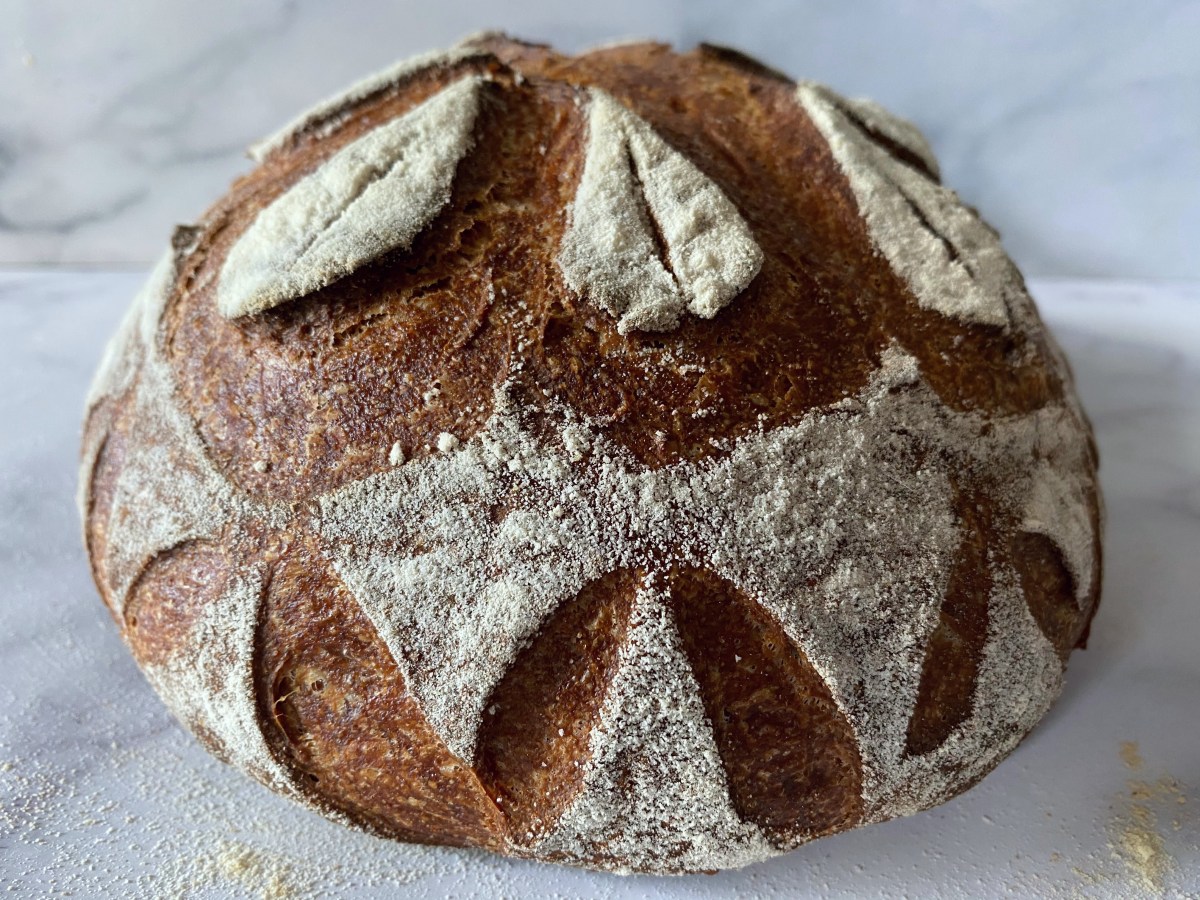 Week 96: 100% Whole Wheat&nbsp;Boule